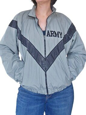 Vintage U.S. Army Improved Physical Fitness Uniform (IPFU) Windbreaker Men's M